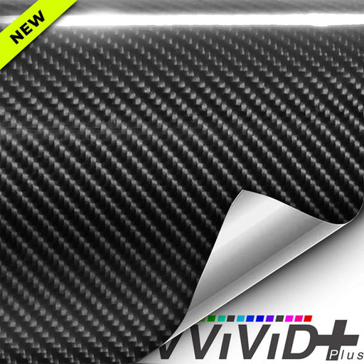Glossy 3D Forged Carbon Fiber Car Wrapping Vinyl Film Sticker