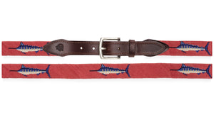 Sailfish Needlepoint Belt - Merry Everything