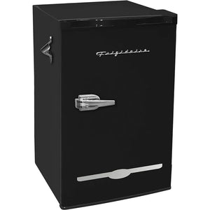 FRIGIDAIRE 3.2 Cu Ft Black Retro Bar Fridge with Side Bottle Opener EFR376 - The Marketplace LTD