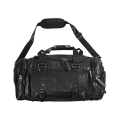 Premium Pu Leather Duffel bag Black