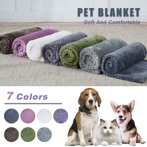 Soft Pet Sleeping Blanket, Fluffy Dog Blankets, Warm Breathable Cat Cover Blanket, Comfortable Sleeping Sheet Mat Pet Supplies - YOYOORANGE