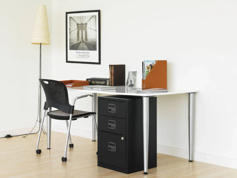 Trexus by Bisley SoHo Filing Cabinet Steel Lockable 3 Drawer Under Desk