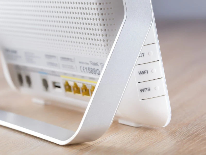 Close Up on WiFi Router