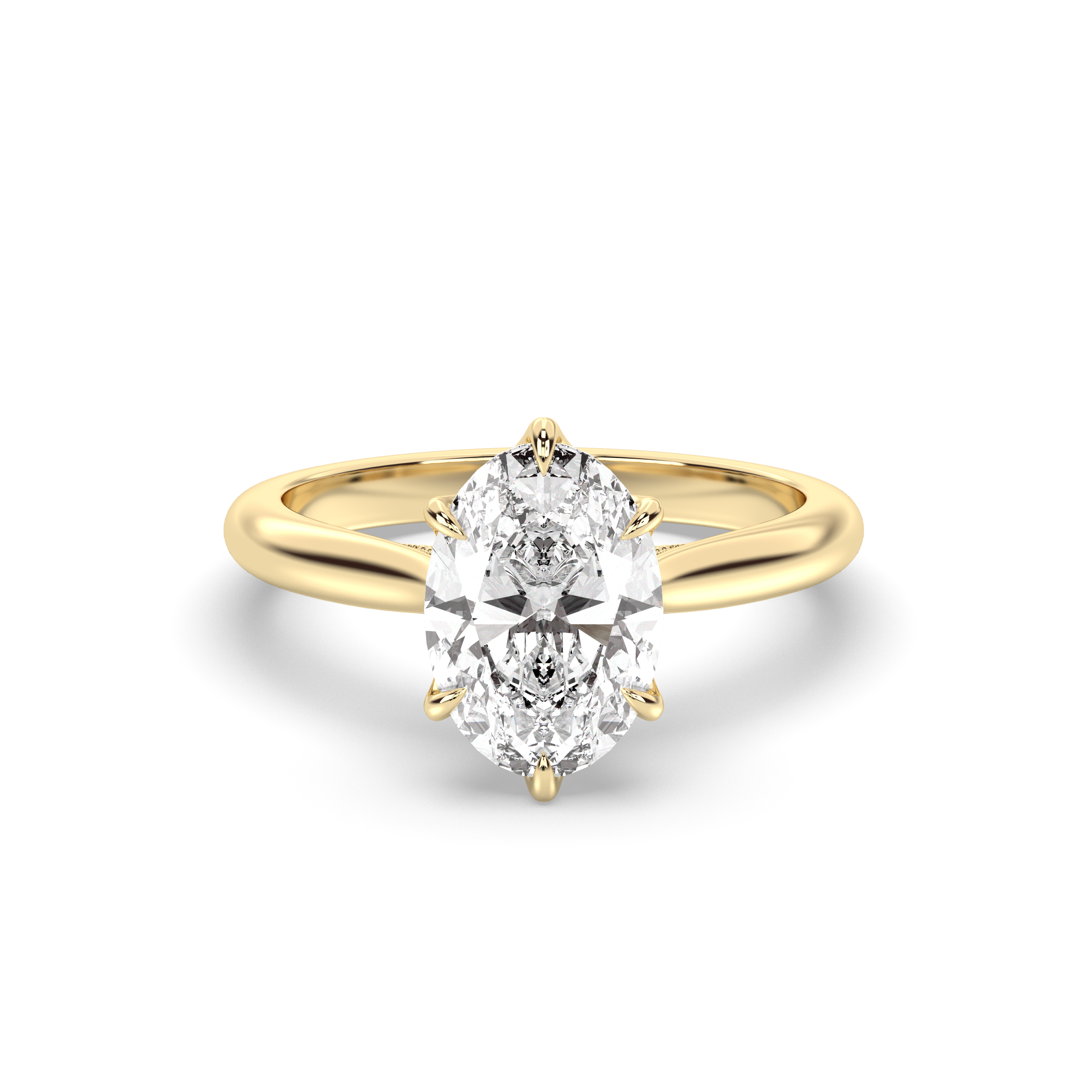 Charleston Classic Tulip, Oval Cut