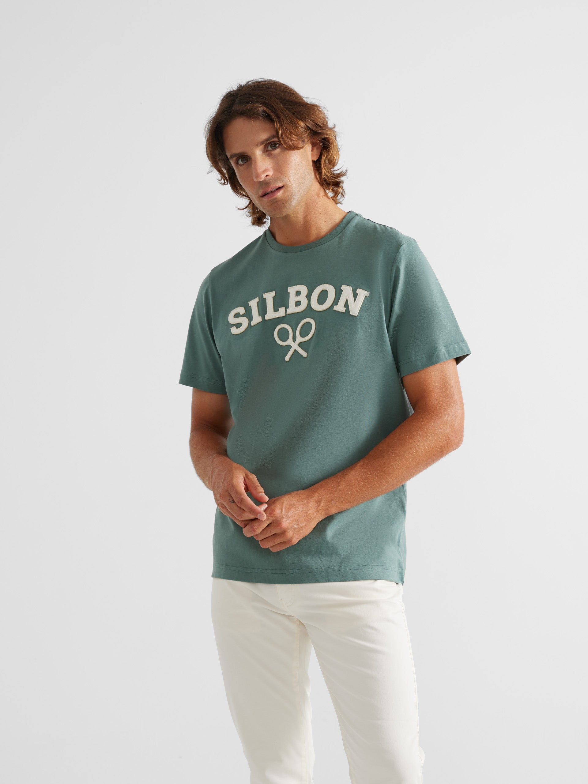 Camisetas Silbon Hombre  Camiseta Oxygen Smile Khaki » Neptun SogF