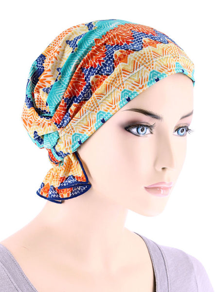 Womens Chemo Beanie Turban Headwear for Cancer, Hair loss – Chemo ...