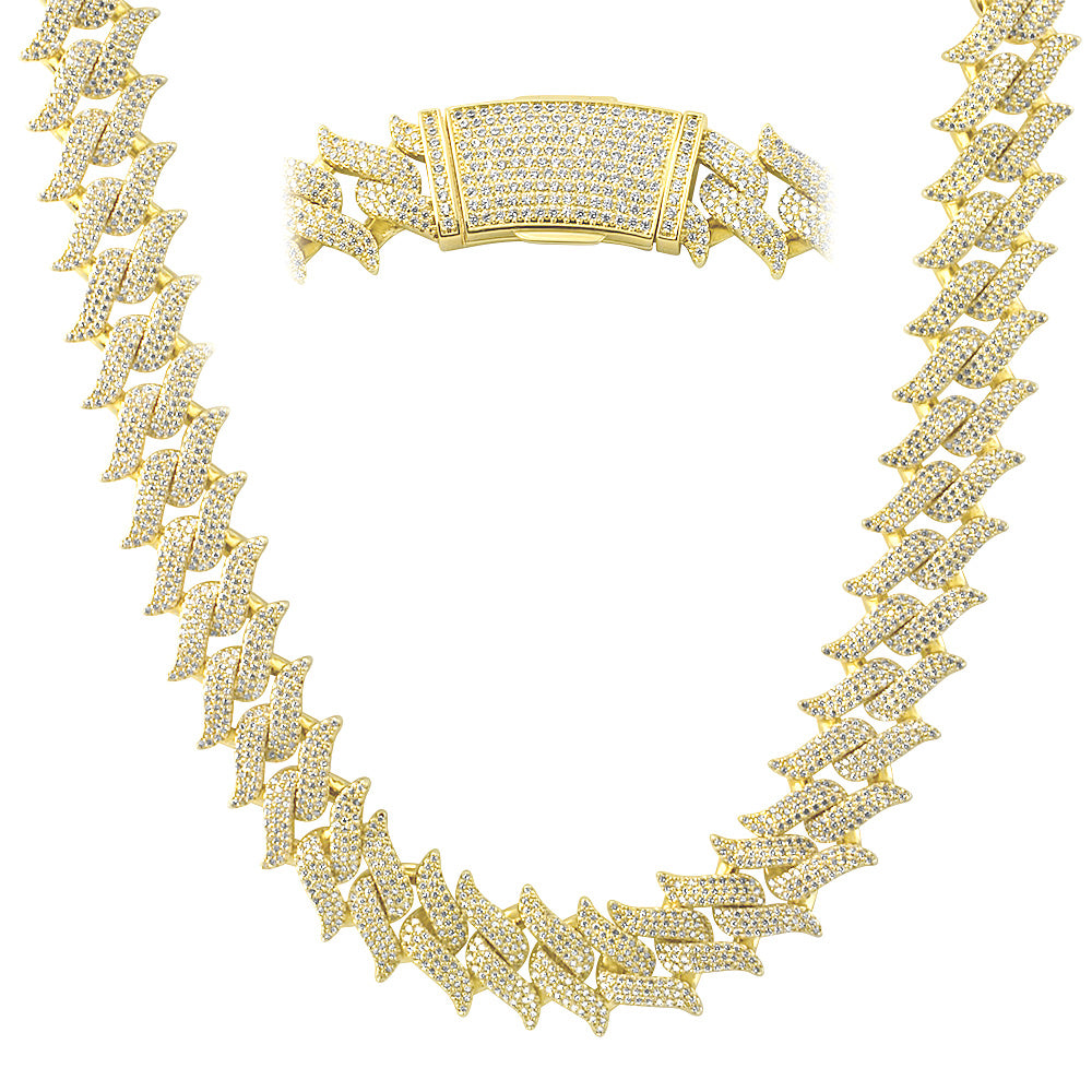 iced out spike bracelet