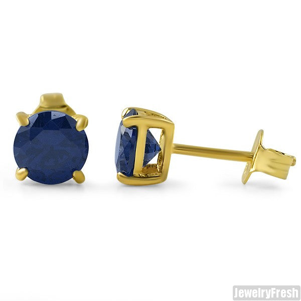 sapphire studs