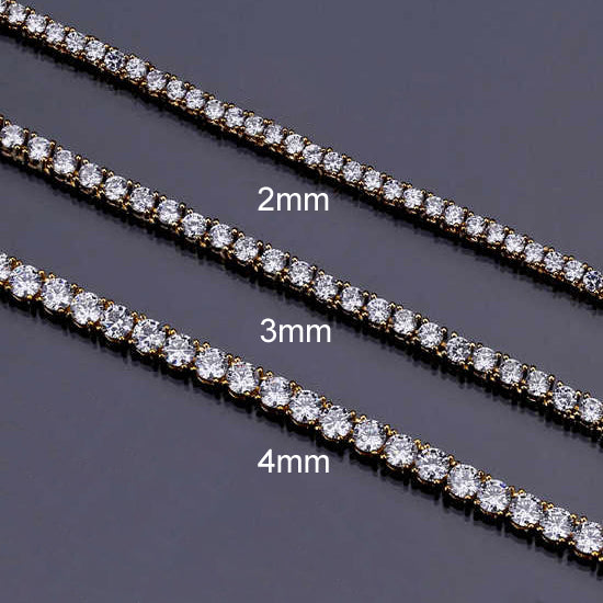 VVS Moissanite Tennis Chain or Bracelet – JewelryFresh