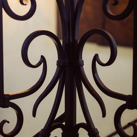 wrought iron railing