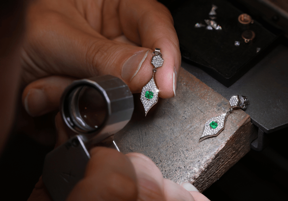 Muzo Emerald & Diamond Earrings