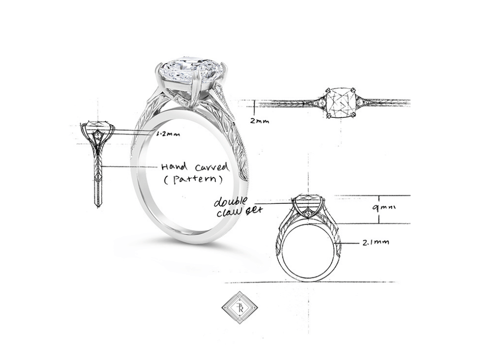 Platinum vs. Gold – which metal is the best for your engagement ring? Image 3 how to design engagement ring -