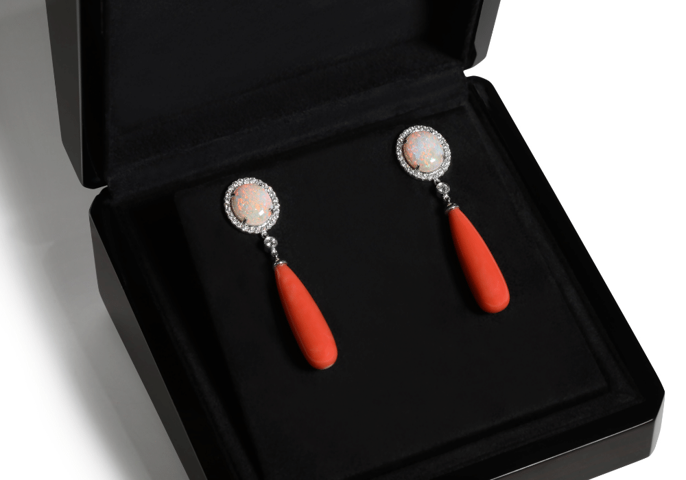 Precious Pieces Reimagined - Coral Earrings done -