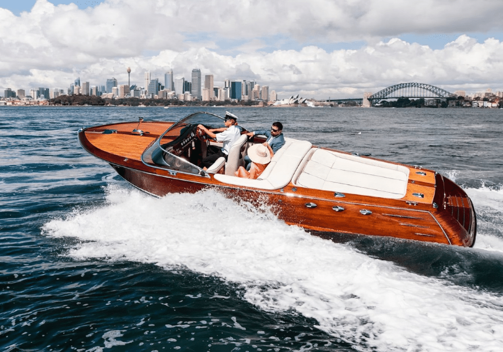 Romantic Proposal Ideas in Sydney - Italian speedboat -