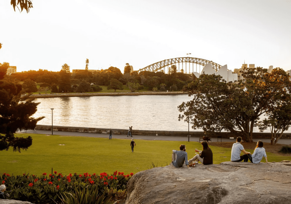 Romantic proposal ideas in Sydney - Royal botanic Garden -