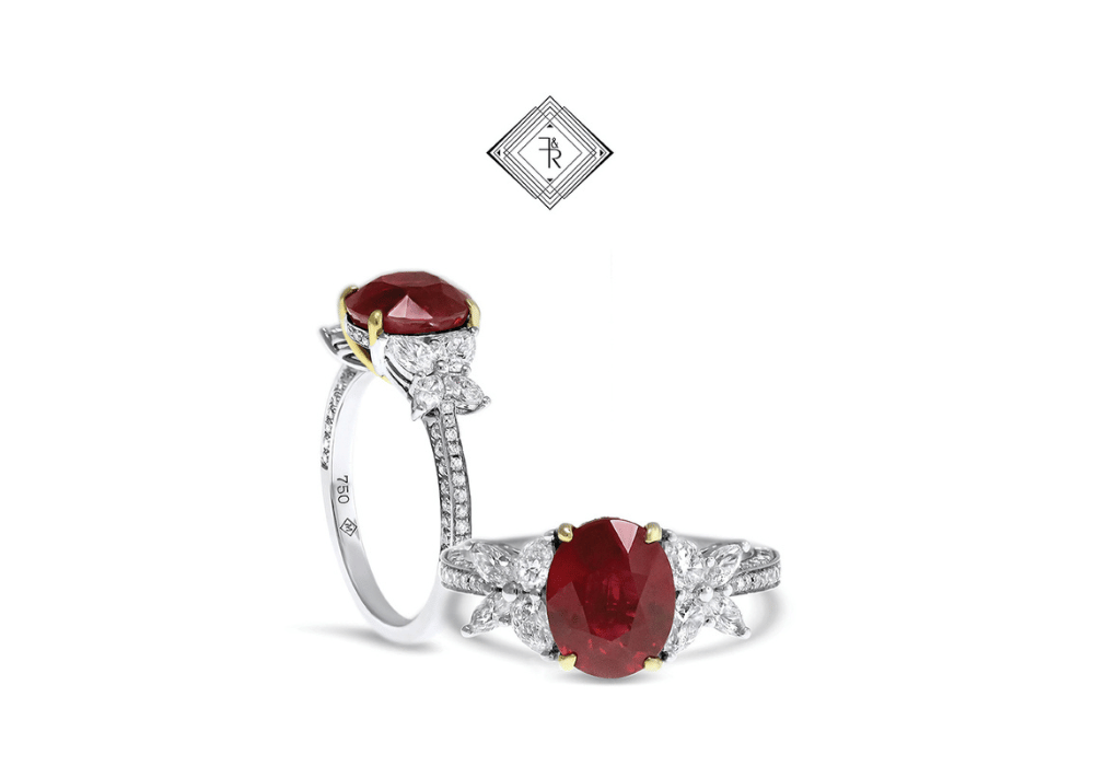The gemstone engagement ring - Ruby -
