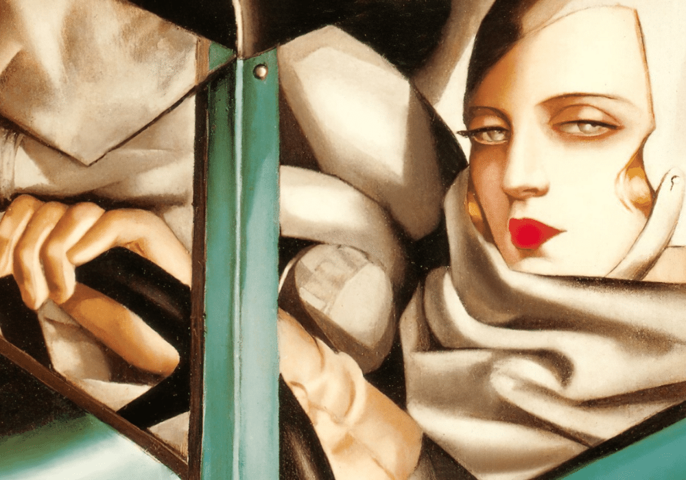 The History of Art deco - Woman driving -