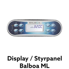 Display eller styrpanel från Balboa i ML serien
