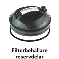 Reservdelar som sitter i filterbehållare för spabad så som packningar, galler och filterforgar