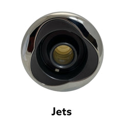 Jets och jet kroppar för spabad, från bland annat Coast Spas, Waterway och Norrsken