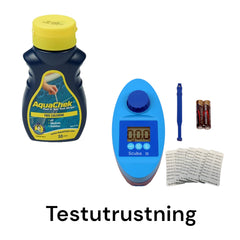 Testutrustning för spabad som teststickor, testkit, scuba 2