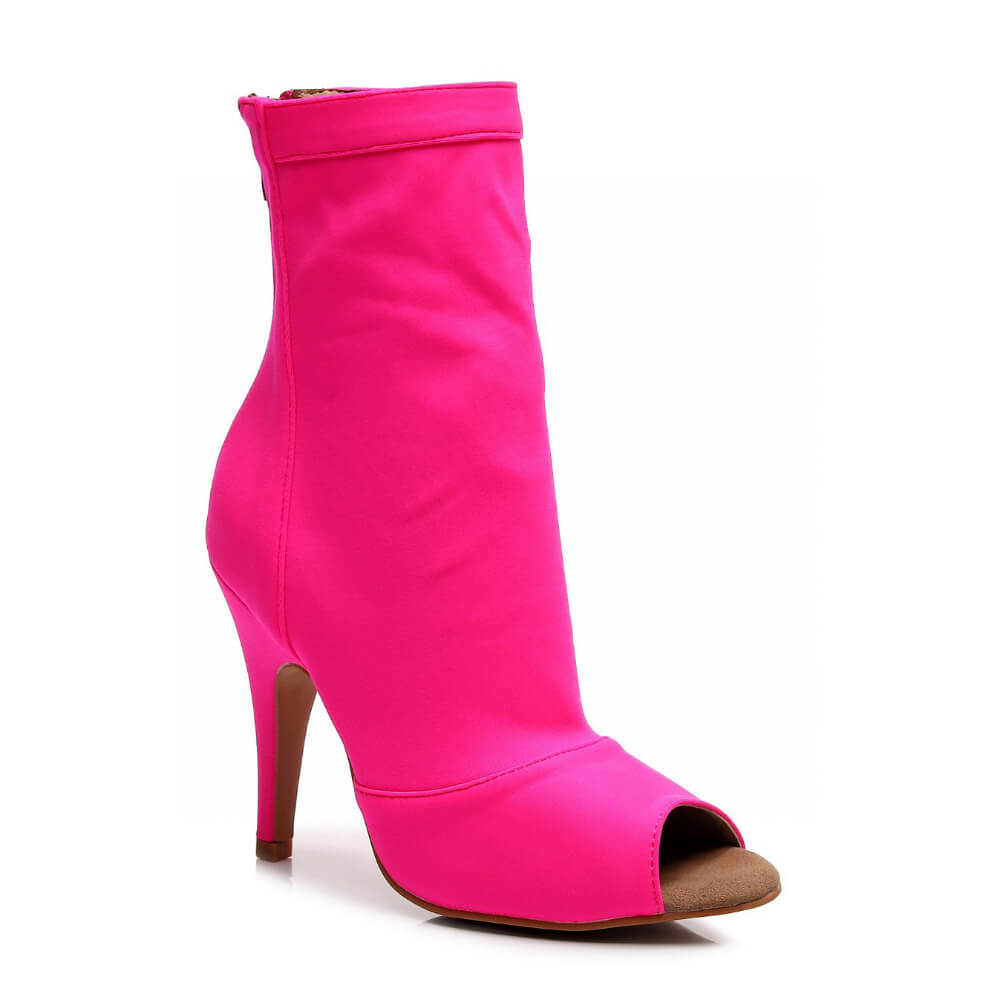 Shabina pink stretch sock bootie 1 5eb4a18a 3a74 4aa8 9603 da0533075c67