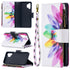 For Samsung Galaxy A32 5G Colored Drawing Pattern Zipper Horizontal Flip Leather Case...(Sun Flower)