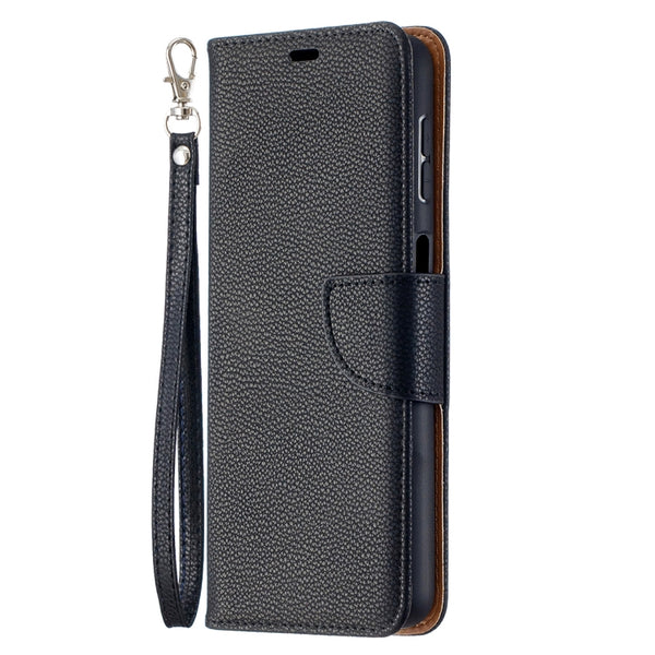 For Samsung Galaxy A32 5G Litchi Texture Pure Color Horizontal Flip PU Leather Case with H...(Black)