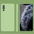 For Xiaomi Redmi Note 10 Pro Solid Color Imitation Liquid Silicone Straight Edge Dr...(Matcha Green)