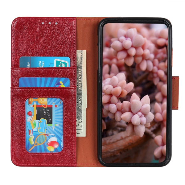 For iPhone 13 Nappa Texture Horizontal Flip Leather Case with Holder & Card Slots & Wallet(Red)