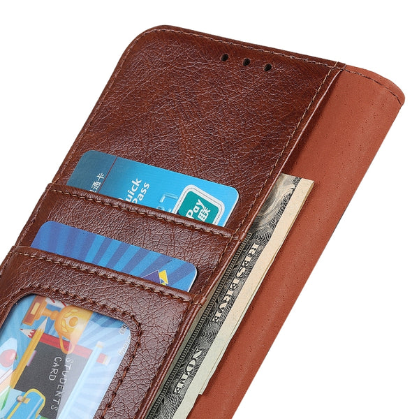 For iPhone 13 Nappa Texture Horizontal Flip Leather Case with Holder & Card Slots & Wallet(Brown)