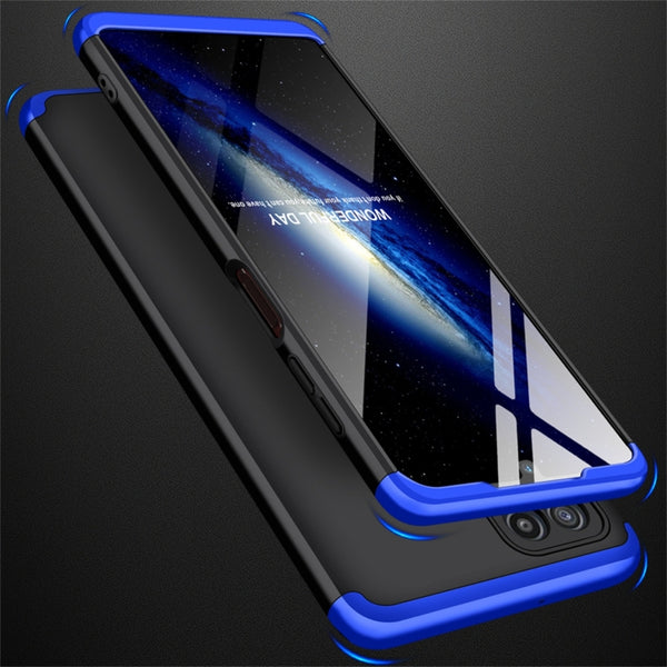 For Samsung Galaxy M32 India Version Thickness 9.3mm GKK Three Stage Splicing Full Co...(Black Blue)