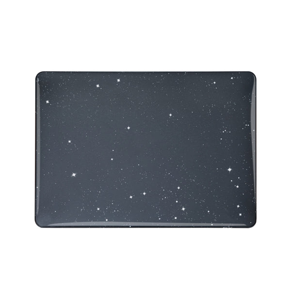 For MacBook Air 13.3 inch A1466 A1369 Gypsophila Laptop Protective Case (Black)