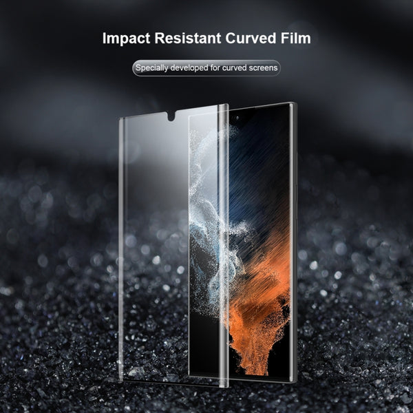 For Samsung Galaxy S22 Ultra 5G NILLKIN Impact Resistant CurvedSurface Tempered Glass Film