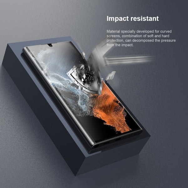 For Samsung Galaxy S22 Ultra 5G NILLKIN Impact Resistant CurvedSurface Tempered Glass Film