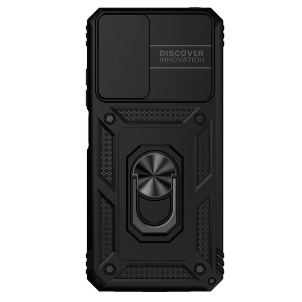 For Xiaomi Redmi Note 11 Global Sliding Camshield Holder Phone Case(Black)