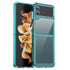 For Samsung Galaxy Z Flip4 5G Colorful Series Acrylic TPU Phone Case(Transparent Blue)