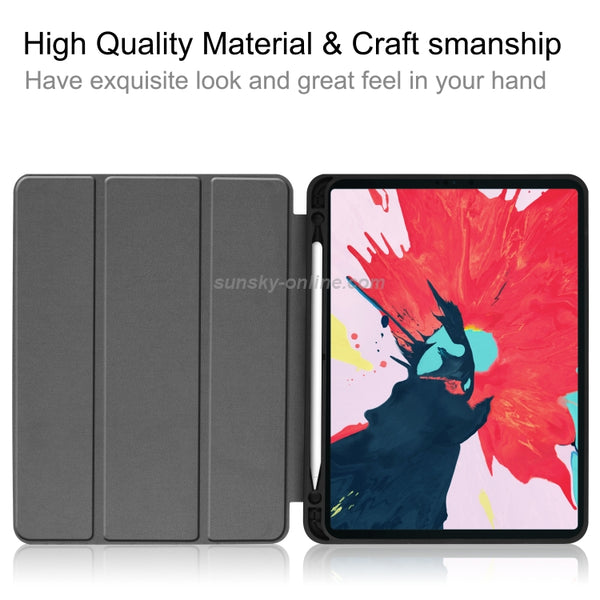 For iPad Pro 11 inch 2020 Custer Pattern TPU Smart Tablet Ho