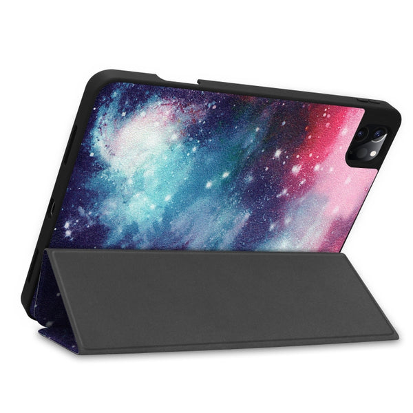 For iPad Pro 11 inch 2020 Painted TPU Smart Tablet Holster With Sleep Function & T...(Galaxy Nebula)