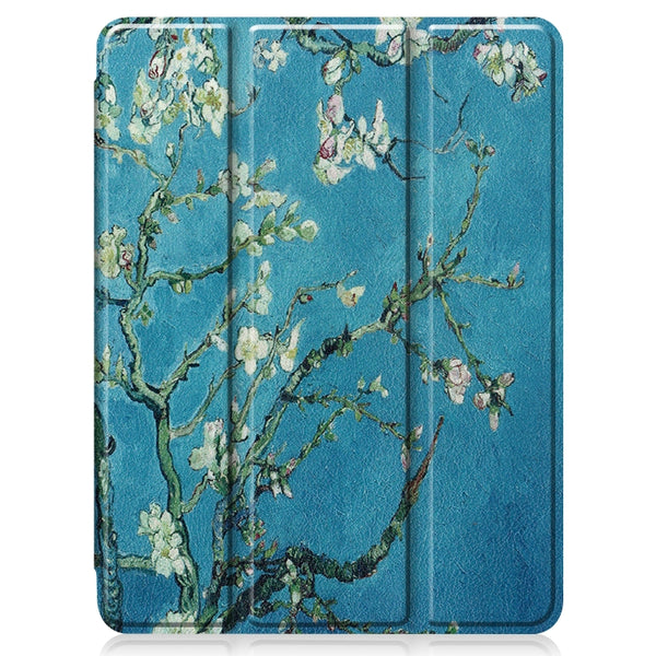 For iPad Pro 11 inch 2020 Painted TPU Smart Tablet Holster With Sleep Function &...(Apricot Blossom)