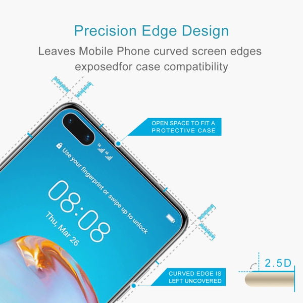 For Huawei P40 0.26mm 9H Surface Hardness 2.5D Explosion | p