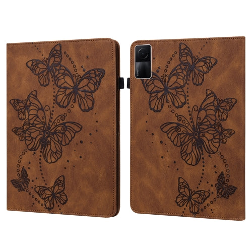 For Xiaomi Redmi Pad 10.61 Embossed Butterfly Pattern Leathe