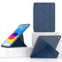 For iPad 10th Gen 10.9 2022 Multi-folding TPU Leather Smart Tablet Case(Dark Blue)