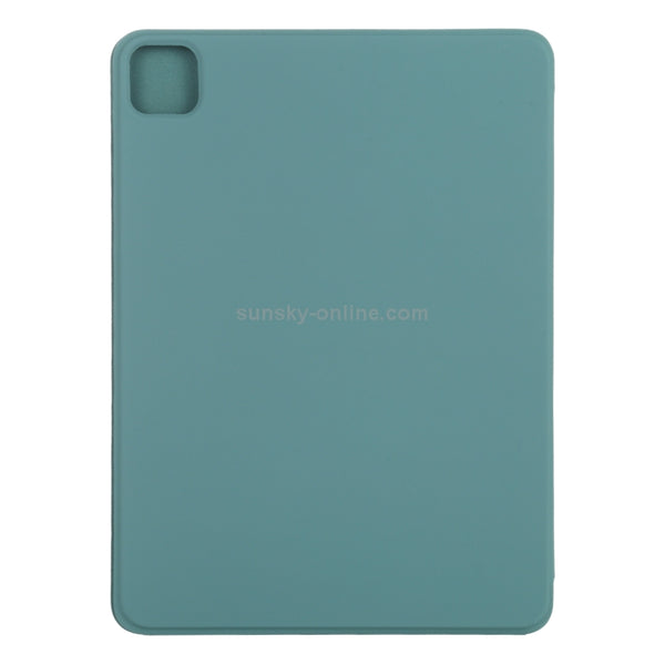 For iPad Pro 12.9 inch(2020) Horizontal Flip Ultra-thin Double-sided Clip Non-buckle Magne...(Green)