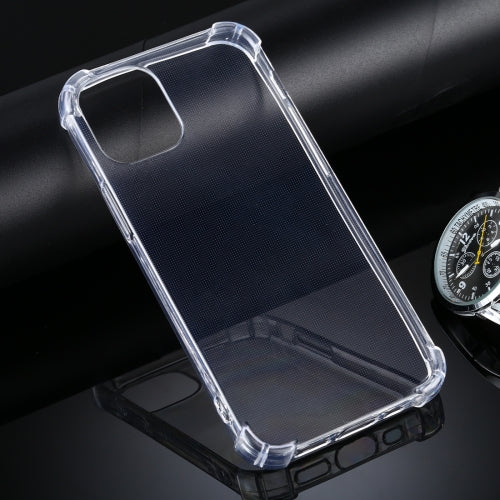 For iPhone 12 mini Four-Corner Anti-Drop Ultra-Thin TPU Case(Transparent)