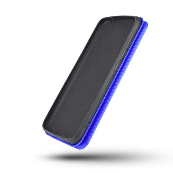 For Huawei Honor X10 5G Carbon Fiber Texture Horizontal Flip