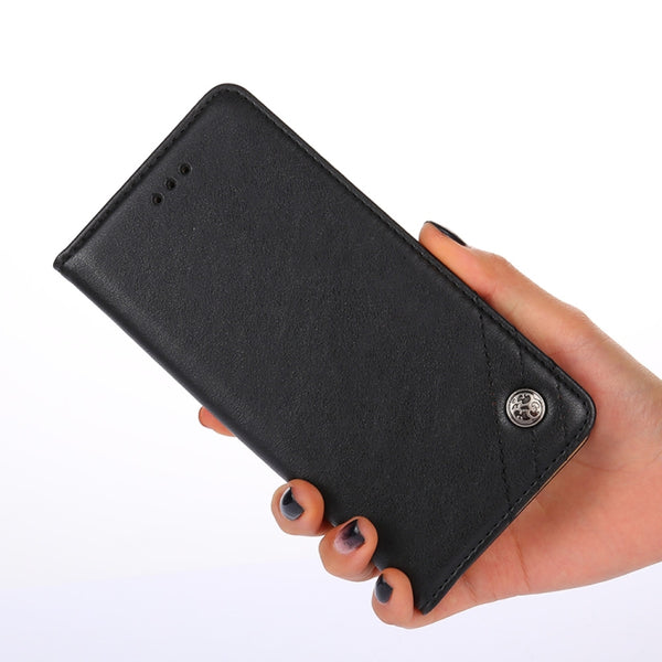 For Samsung Galaxy S10 Non-Magnetic Retro Texture Horizontal Flip Leather Case with Holder...(Black)
