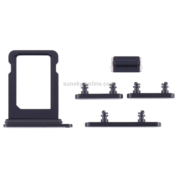 SIM Card Tray Side Keys for iPhone 12 Mini(Black)