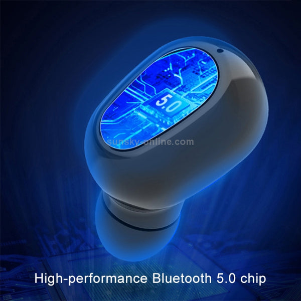 L-21 9D Sound Effects Bluetooth 5.0 Touch Wireless Bluetooth Earphone with Charging Box, S...(White)