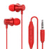 Original Lenovo HF130 High Sound Quality Noise Cancelling In-Ear Wired Control Earphone(Red)